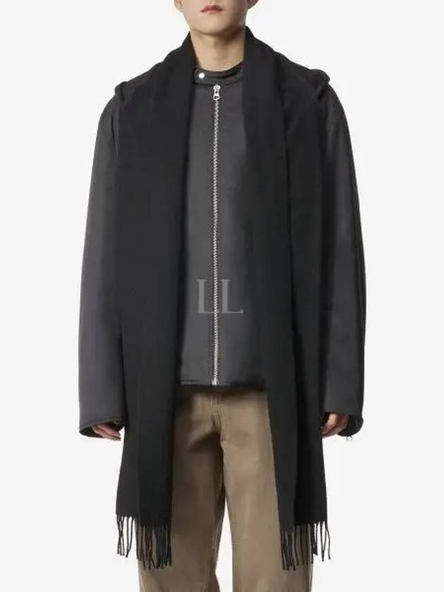 Detachable Hood Scarf Jacket Black - MAISON MARGIELA - BALAAN 2