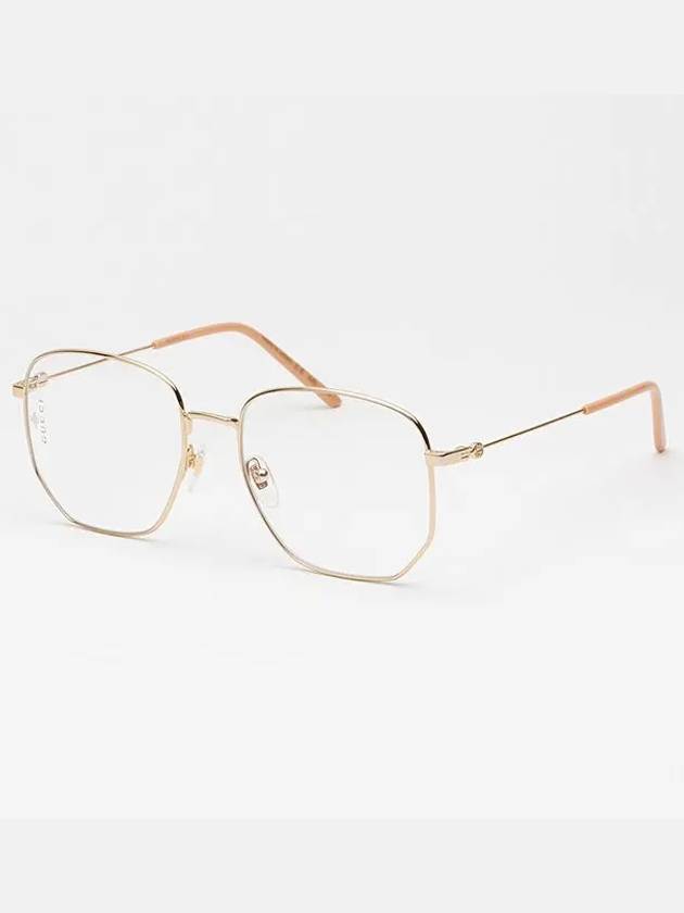 Eyewear Logo Metal Eyeglasses Gold - GUCCI - BALAAN 9