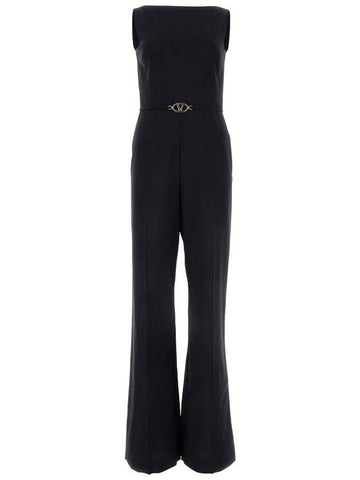 Valentino Garavani Jumpsuit With V Detail - VALENTINO - BALAAN 1