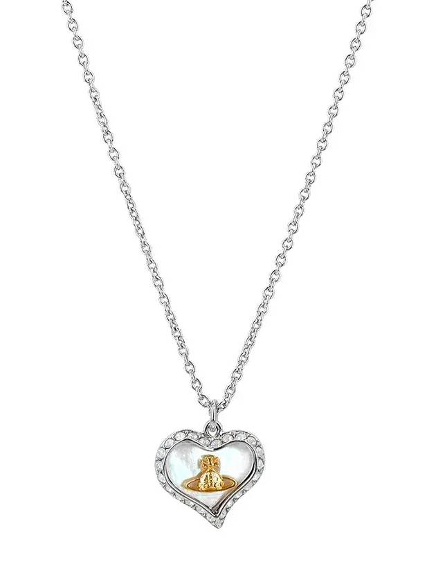 Petra Heart Logo Necklace Silver - VIVIENNE WESTWOOD - BALAAN 2