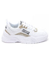 Jeans Couture Stargaze Low Top Sneakers White - VERSACE - BALAAN 1