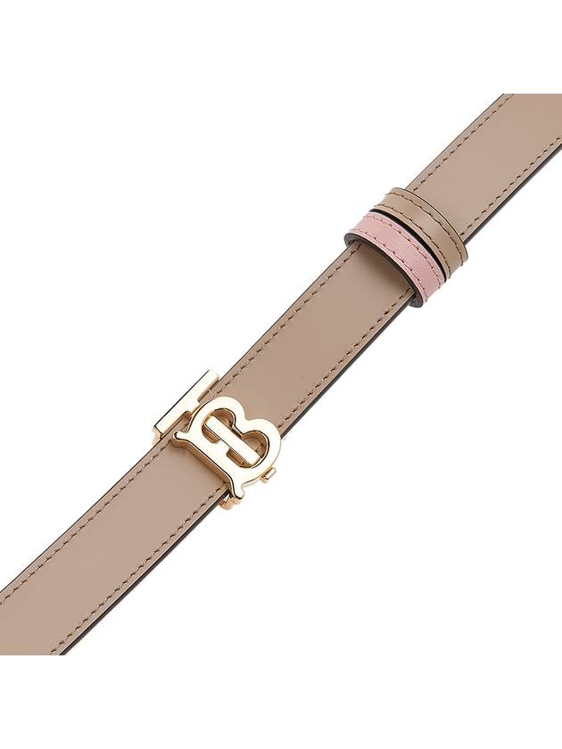 24 ss OAT Beige DUSKY Pink Leather Belt 8066050A1435 B0481005203 - BURBERRY - BALAAN 7