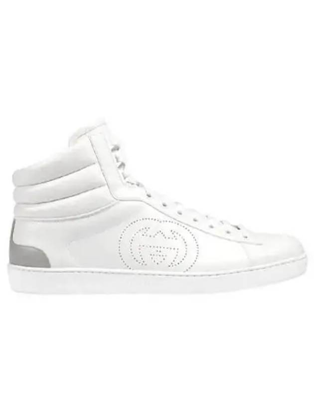 Ace high top leather white sneakers 270705 - GUCCI - BALAAN 1