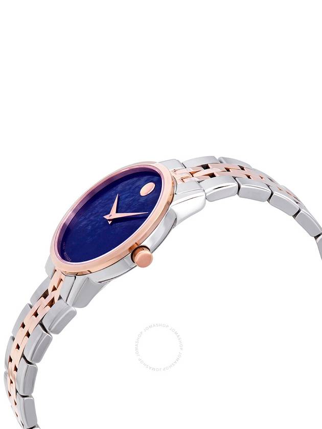 Movado Museum Classic Blue Mother of Pearl Dial Two-tone Ladies Watch 0607268 - MOVADO - BALAAN 2