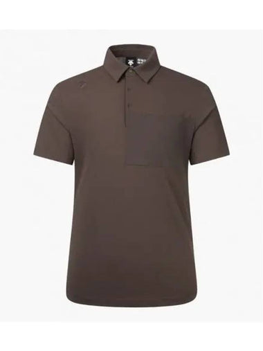 GOLF Men s Woven Patch Short Sleeve T Shirt - DESCENTE - BALAAN 1