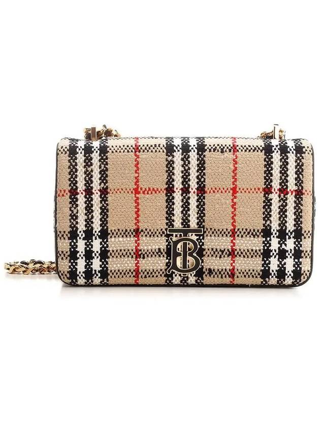 Boucle Lola Vintage Check Small Cross Bag Beige - BURBERRY - BALAAN 3