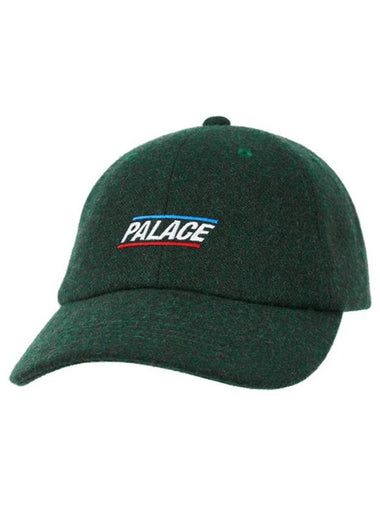 Beige Curly Wool 6 Panel Cap Green P21H094 - PALACE - BALAAN 1