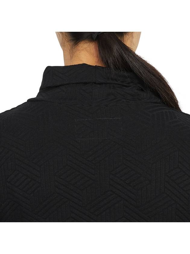 Dialogue Jacquard Turtle Top Black - HORN GARMENT - BALAAN 8