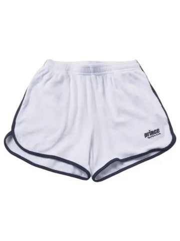 Prince Sporty Sponge Shorts Pants White Navy - SPORTY & RICH - BALAAN 1