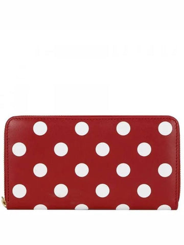 Polka dot long wallet SA0111PD RED 1024476 - COMME DES GARCONS - BALAAN 1