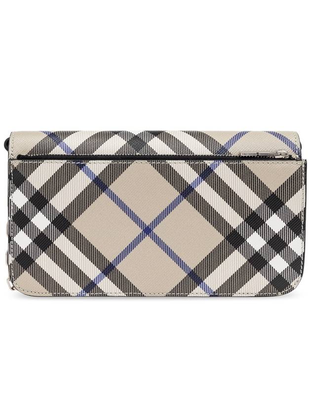 Check Chain Strap Long Wallet Lichen - BURBERRY - BALAAN 4