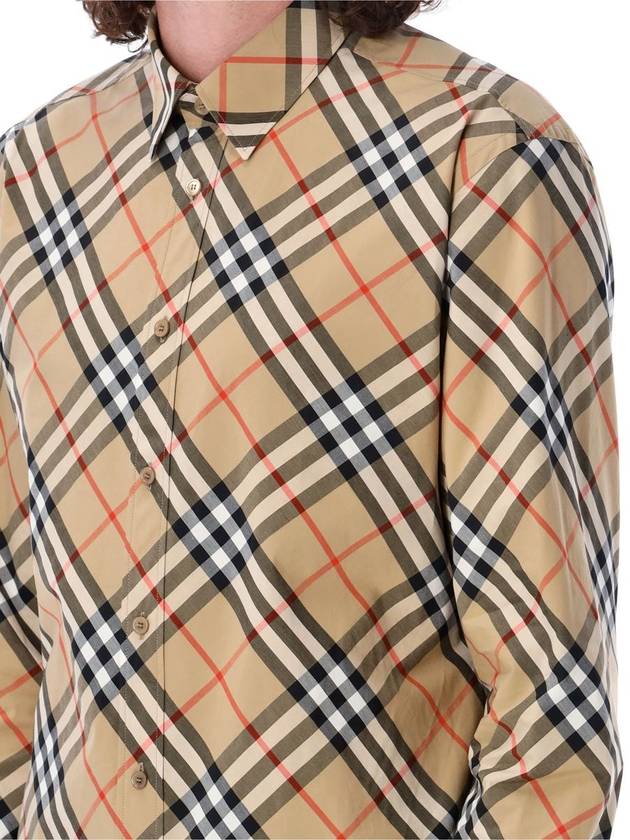 Vintage Check Long Sleeve Shirt Beige - BURBERRY - BALAAN 4