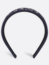 Oblique Canvas Hairband Navy - DIOR - BALAAN 3