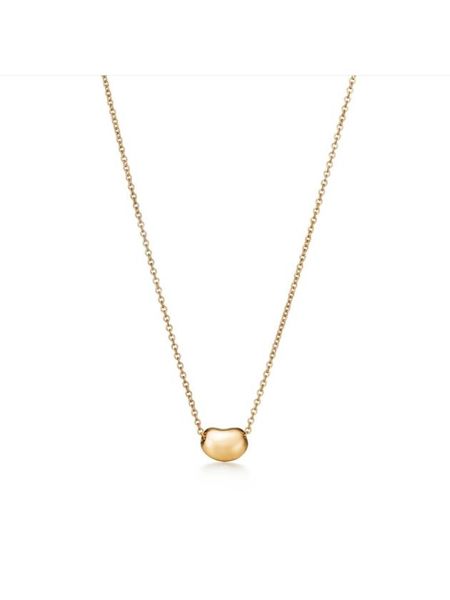 Tiffany Elsa Peretti Bean Design Pendant Yellow Gold 6.5mm - TIFFANY & CO. - BALAAN 3