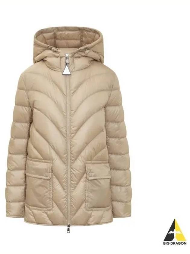 Women's Argenno Short Down Padding Beige - MONCLER - BALAAN 2