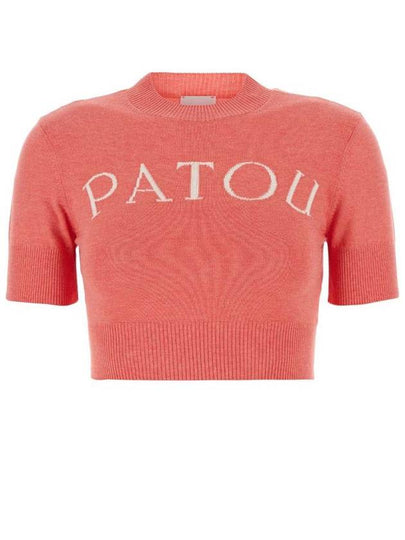 24SS Patou Sweater KN1548067 455P Pink - PATOU - BALAAN 2