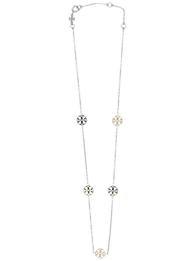 Miller Chain Link Necklace Silver - TORY BURCH - BALAAN 2