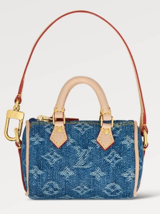 Micro Speedy Bag Charm Blue - LOUIS VUITTON - BALAAN 2