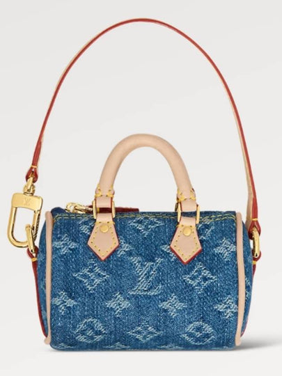 Micro Speedy Bag Charm Blue - LOUIS VUITTON - BALAAN 2