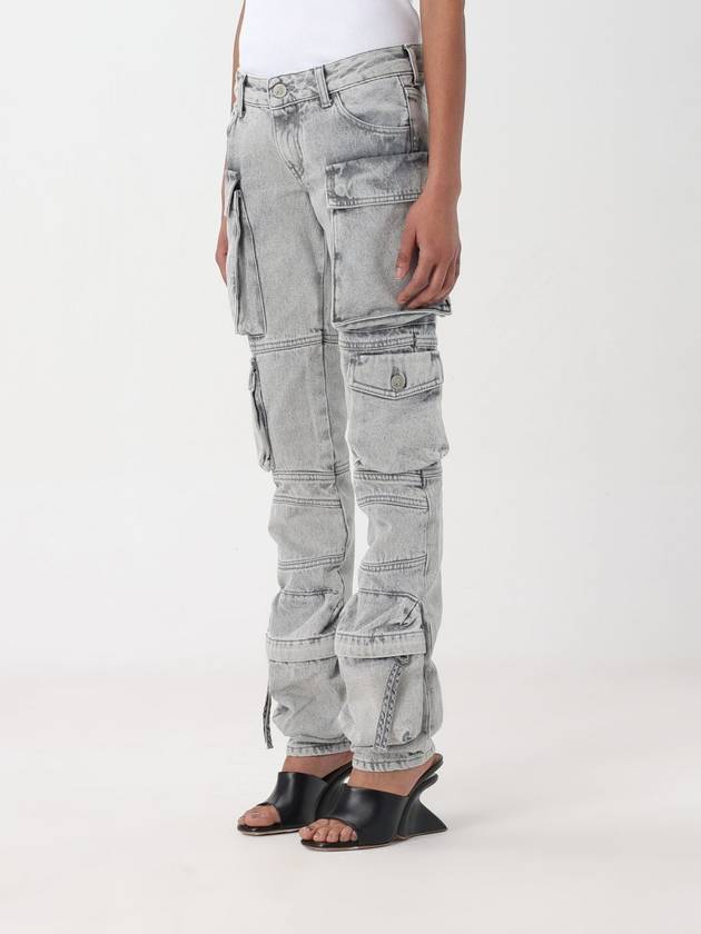 Jeans cargo The Attico in denim - THE ATTICO - BALAAN 4