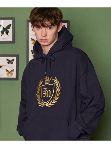 HEAVY WEIGHT HOOD T SHIRTS NAVY - ZIZEMUSEUM - BALAAN 1