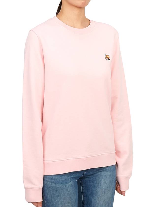 Fox Head Patch Regular Sweatshirt Pink - MAISON KITSUNE - BALAAN 4