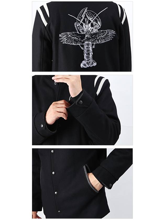 Flying Lobster Jacket Black - LANVIN - BALAAN 6