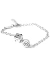 8 ball dice bracelet silver - S SY - BALAAN 3