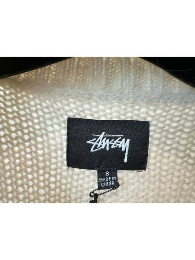 AU Australia ST1M0289 Smooth Graffiti Knit Sweater Cream WOMENS - STUSSY - BALAAN 5