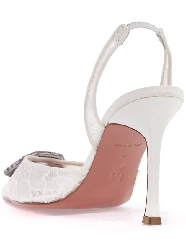 camelia lace slingback pumps - AMINA MUADDI - BALAAN 3