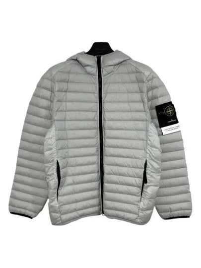 Loom Woven Chambers R-Nylon Down-TC Packable Jacket light Grey - STONE ISLAND - BALAAN 2