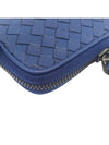 Women s 217589 Intrecciato Navy Zipper Case Necklace Wallet - BOTTEGA VENETA - BALAAN 6