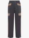 Cotton Canvas GG Trousers Straight Pants Blue - GUCCI - BALAAN 2