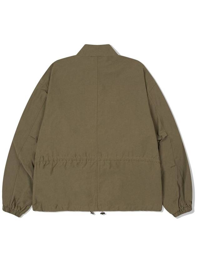 Military Short Fishtail Parka Jacket Khaki - DE GRAND MATIN - BALAAN 4