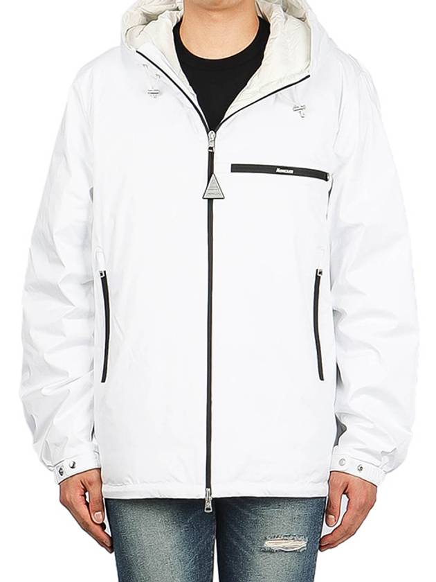 Loupiac Hooded Jacket White - MONCLER - BALAAN.