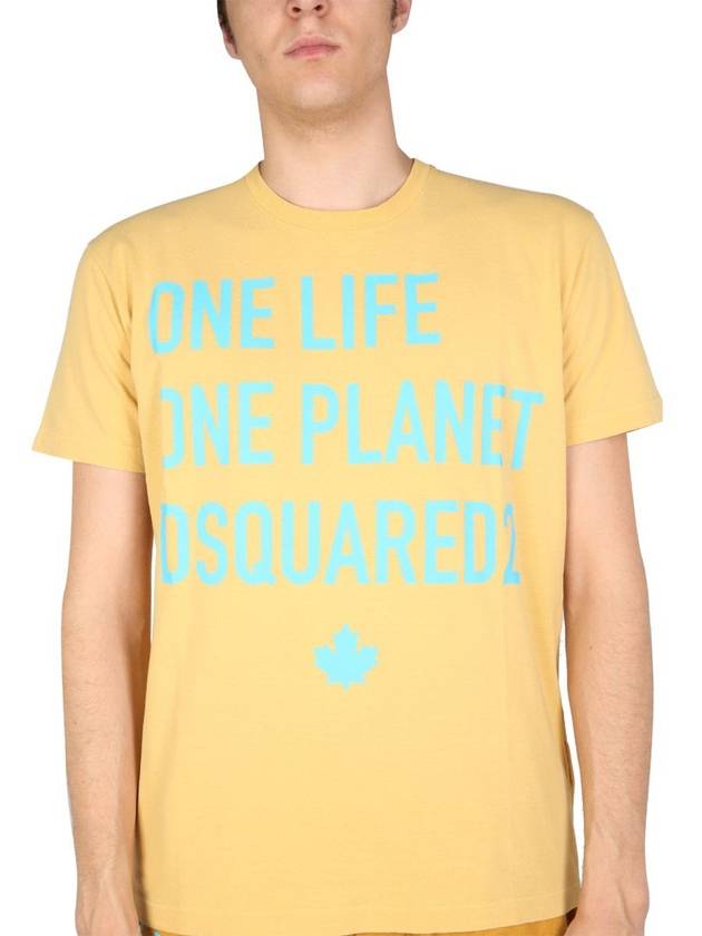 One Life One PLANET T-shirt S78GD0050S24307153 B0040174435 - DSQUARED2 - BALAAN 5