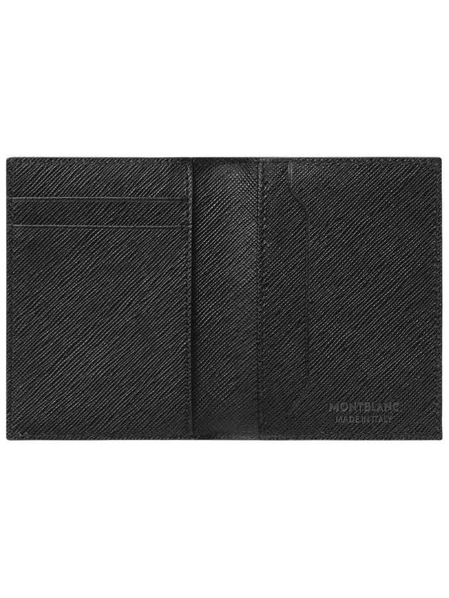 Sartorial 4CC Bifold Leather Card Wallet Black - MONTBLANC - BALAAN 4