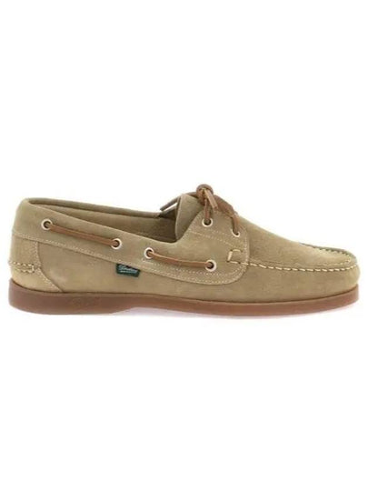 Bath Suede Boat Shoes Beige - PARABOOT - BALAAN 2