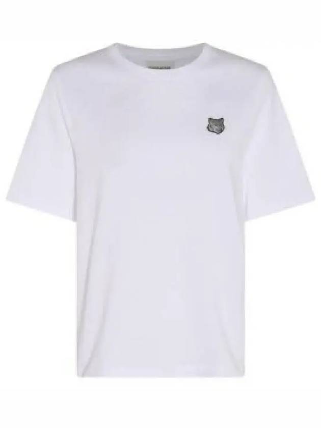 Bold Fox Head Patch Short Sleeve T-Shirt White - MAISON KITSUNE - BALAAN 2