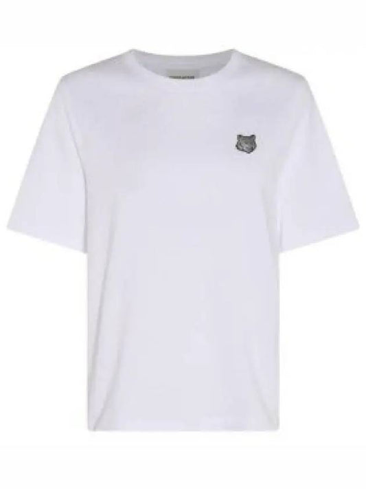 Bold Fox Head Patch Short Sleeve T-Shirt White - MAISON KITSUNE - BALAAN 2