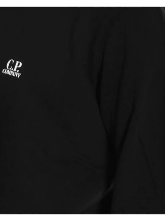 11Th Anniversary Logo Crew Neck Sweatshirt Black - CP COMPANY - BALAAN 4