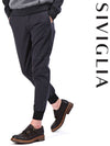 Check banding slacks navy - SIVIGLIA - BALAAN 2