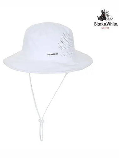 Mesh Bucket Hat 8453GZSPWHITE - BLACK&WHITE - BALAAN 1