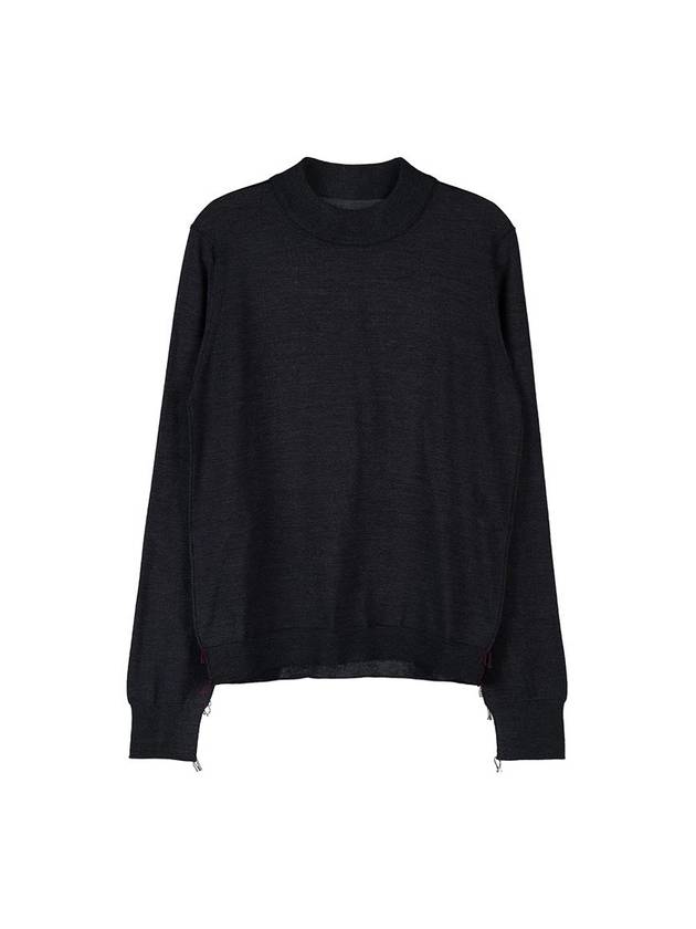 Work In Progress Wool Knit Top Derby Grey - MAISON MARGIELA - BALAAN 1