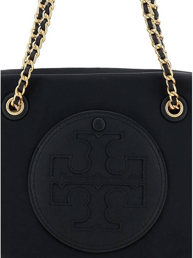 Women's Ella Nylon Tote Bag Black - TORY BURCH - BALAAN 6