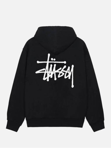 Basic brushed hood black - STUSSY - BALAAN 1