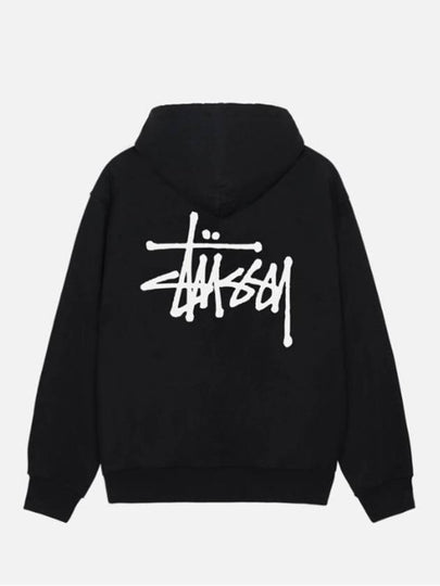 Basic Hoodie Black - STUSSY - BALAAN 2