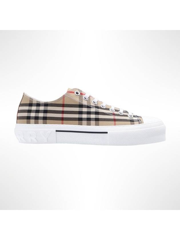 Vintage Check Cotton Sneakers Archive Beige - BURBERRY - BALAAN 3