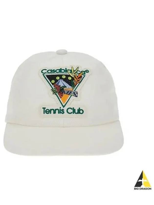 Tennis Club Icon Ball Cap White - CASABLANCA - BALAAN 2