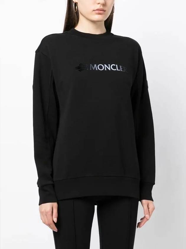 8G00011 809KR 99 Black Women’s Sweatshirt - MONCLER - BALAAN 3